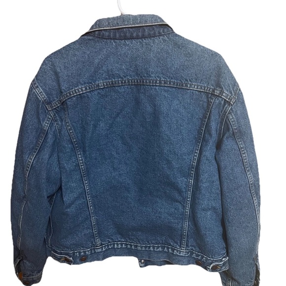 Vintage Levi’s 71506‑0316 Blanket Lined Denim Trucker Jacket Men’s 48L (Fits XXL - Picture 2 of 15